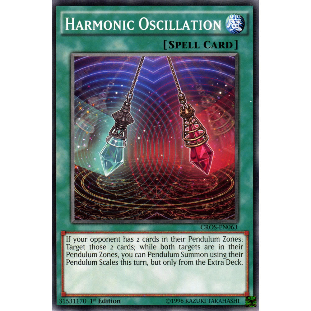 Harmonic Oscillation CROS-EN063 Yu-Gi-Oh! Card from the Crossed Souls Set