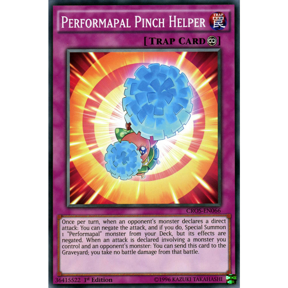 Performapal Pinch Helper CROS-EN066 Yu-Gi-Oh! Card from the Crossed Souls Set