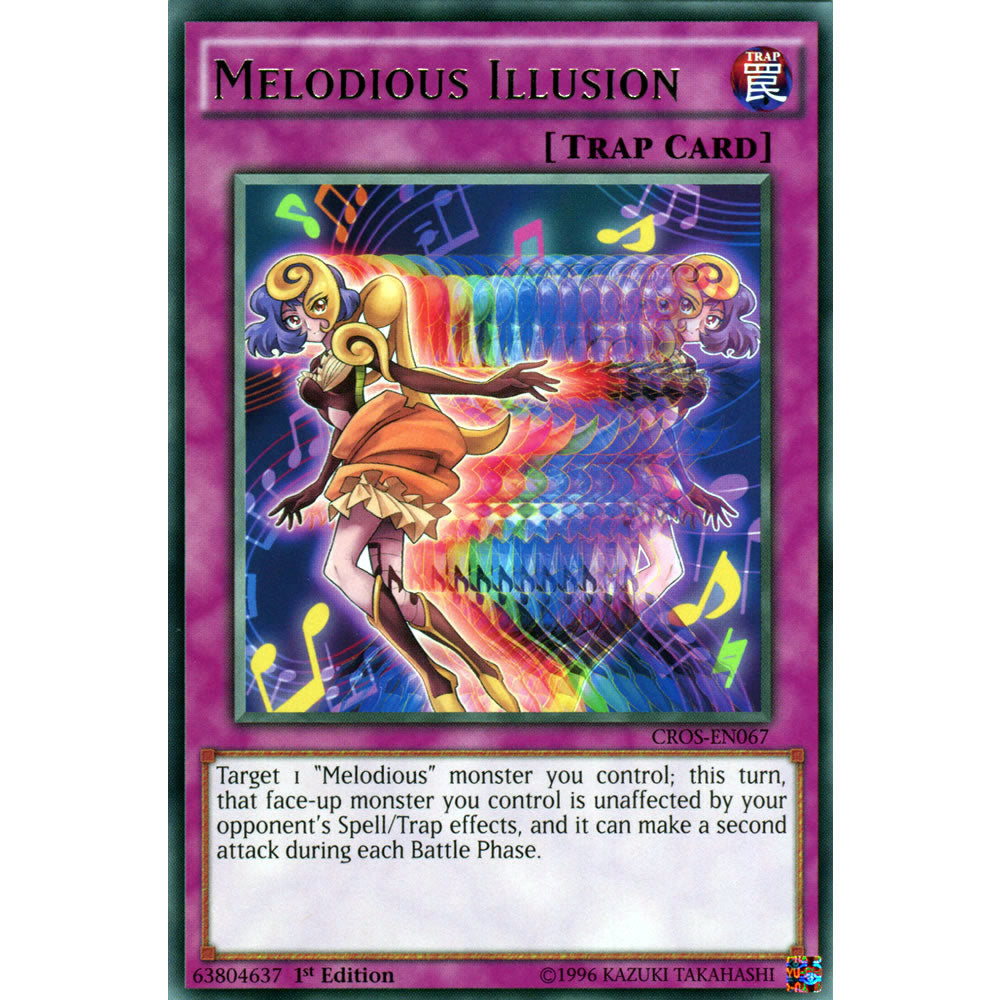 Melodious Illusion CROS-EN067 Yu-Gi-Oh! Card from the Crossed Souls Set
