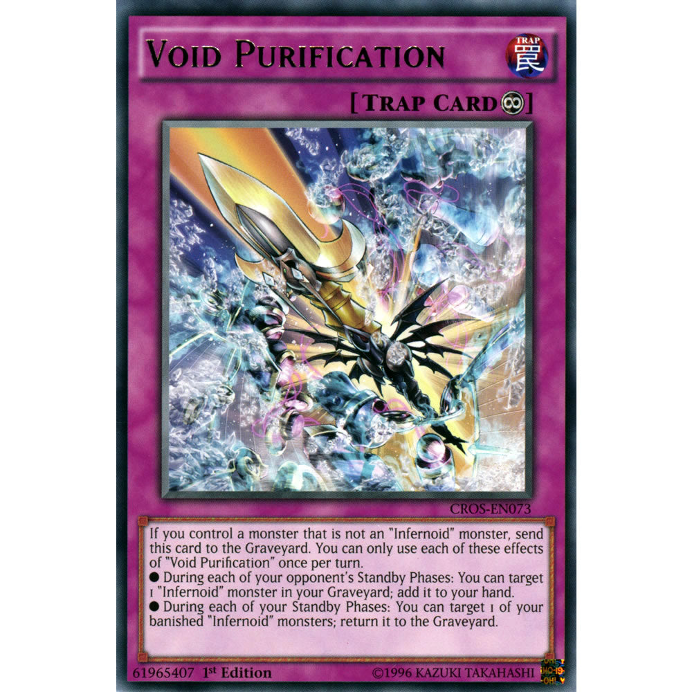 Void Purification CROS-EN073 Yu-Gi-Oh! Card from the Crossed Souls Set
