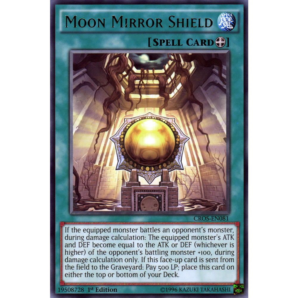 Moon Mirror Shield CROS-EN081 Yu-Gi-Oh! Card from the Crossed Souls Set