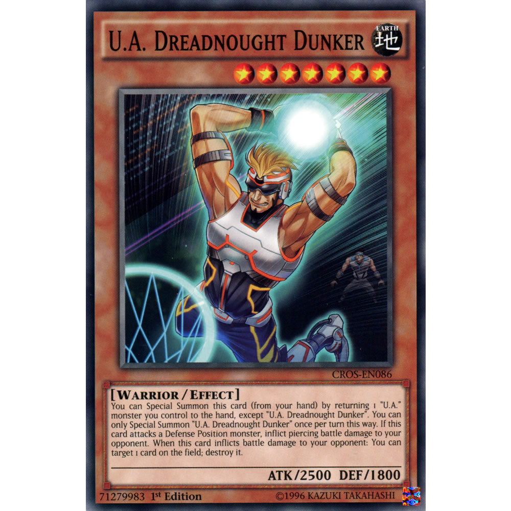 U.A. Dreadnought Dunker  CROS-EN086 Yu-Gi-Oh! Card from the Crossed Souls Set