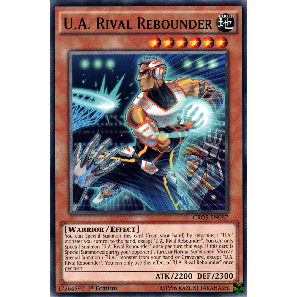 U.A. Rival Rebounder CROS-EN087 Yu-Gi-Oh! Card from the Crossed Souls Set