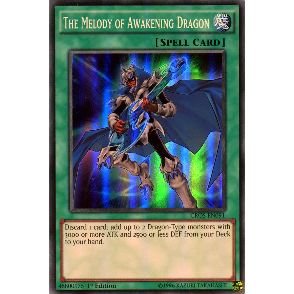 The Melody of Awakening Dragon CROS-EN091 Yu-Gi-Oh! Card from the Crossed Souls Set