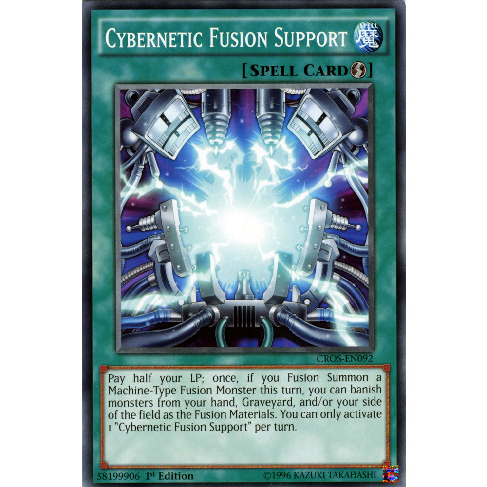 Cybernetic Fusion Support CROS-EN092 Yu-Gi-Oh! Card from the Crossed Souls Set