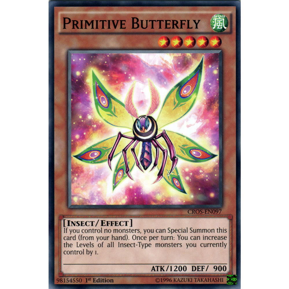 Primitive Butterfly CROS-EN097 Yu-Gi-Oh! Card from the Crossed Souls Set