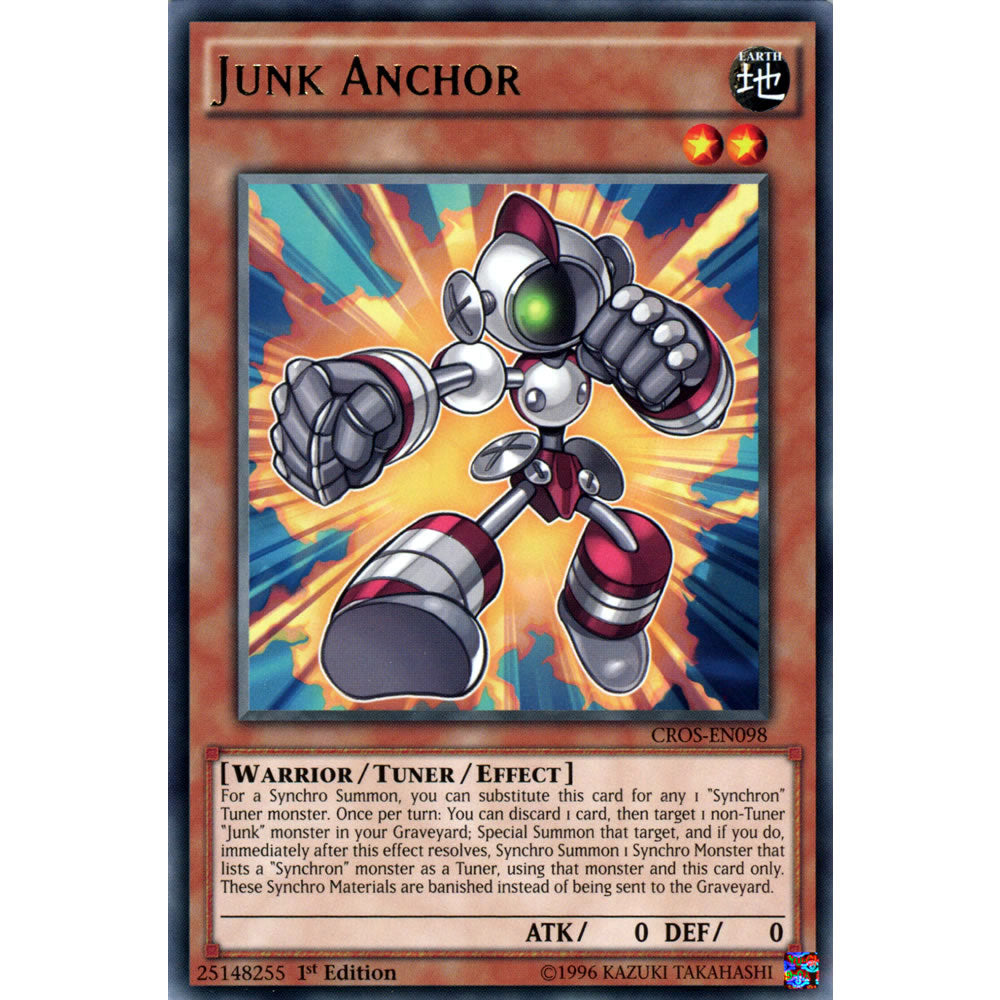 Junk Anchor CROS-EN098 Yu-Gi-Oh! Card from the Crossed Souls Set