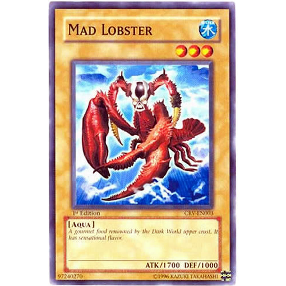 Mad Lobster CRV-EN003 Yu-Gi-Oh! Card from the Cybernetic Revolution Set