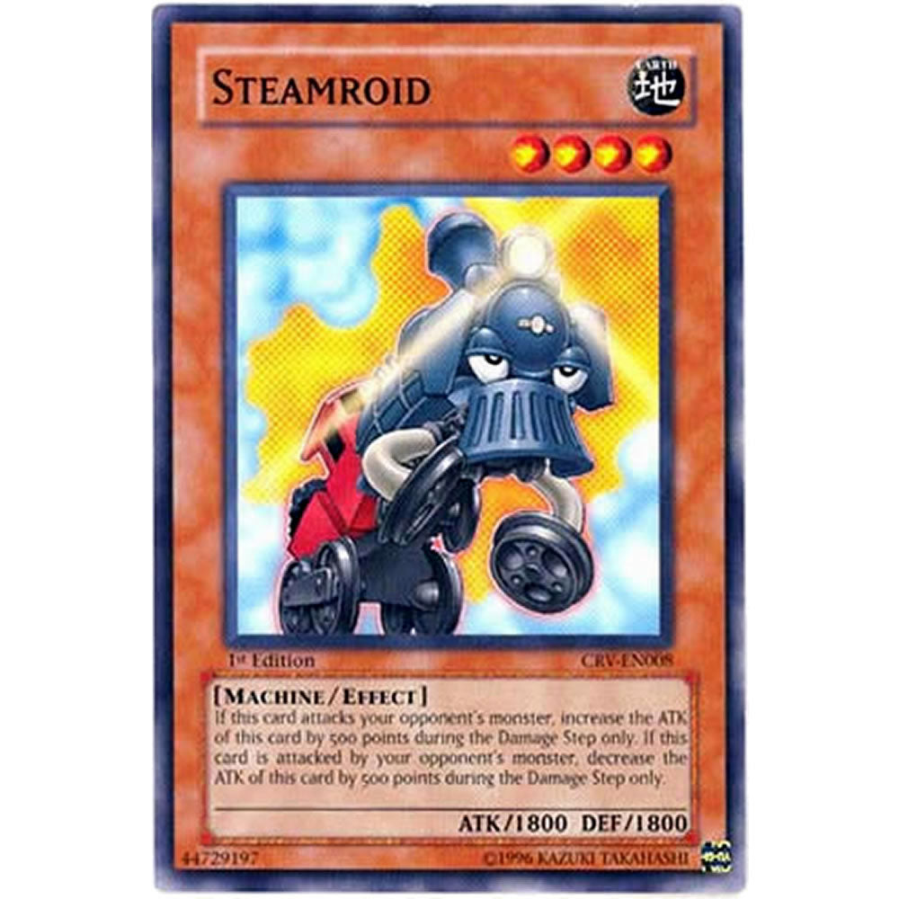 Steamroid CRV-EN008 Yu-Gi-Oh! Card from the Cybernetic Revolution Set