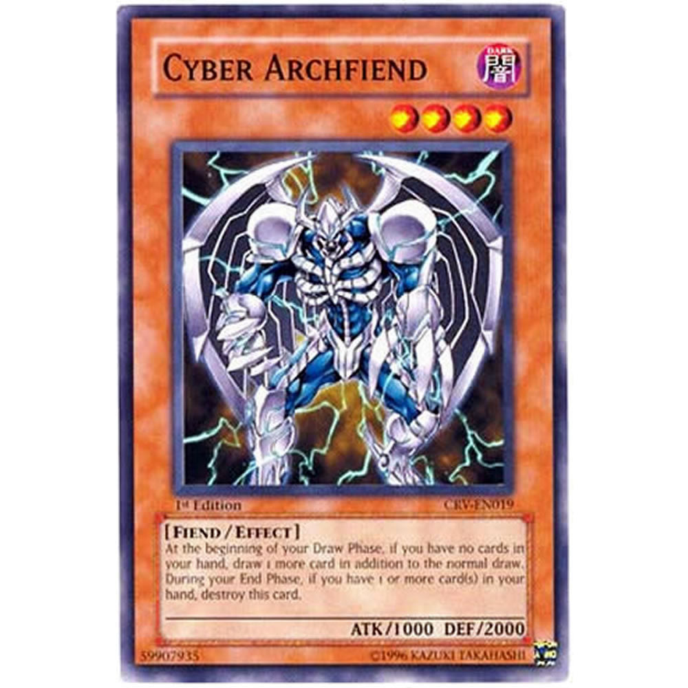 Cyber Archfiend CRV-EN019 Yu-Gi-Oh! Card from the Cybernetic Revolution Set