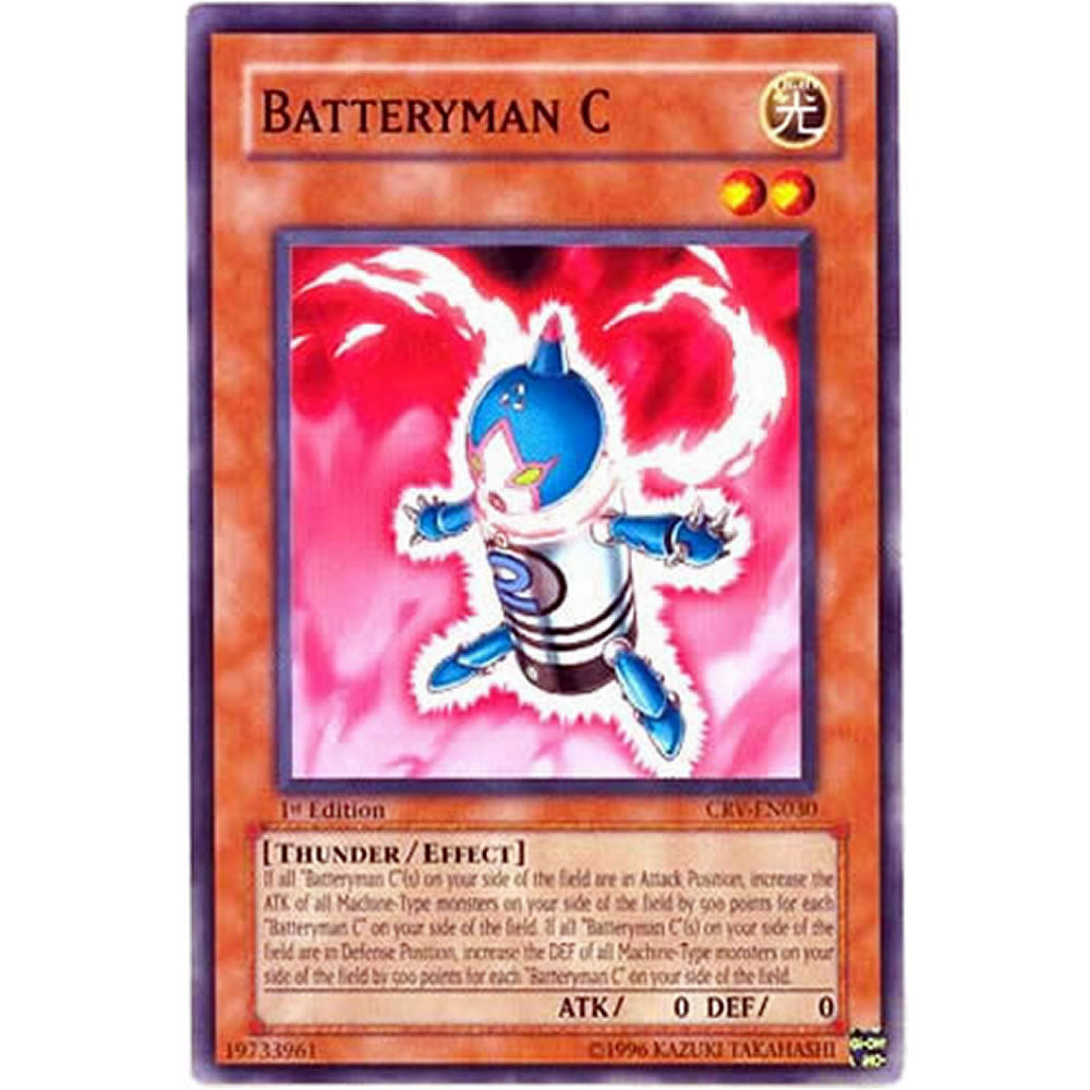 Batteryman C CRV-EN030 Yu-Gi-Oh! Card from the Cybernetic Revolution Set