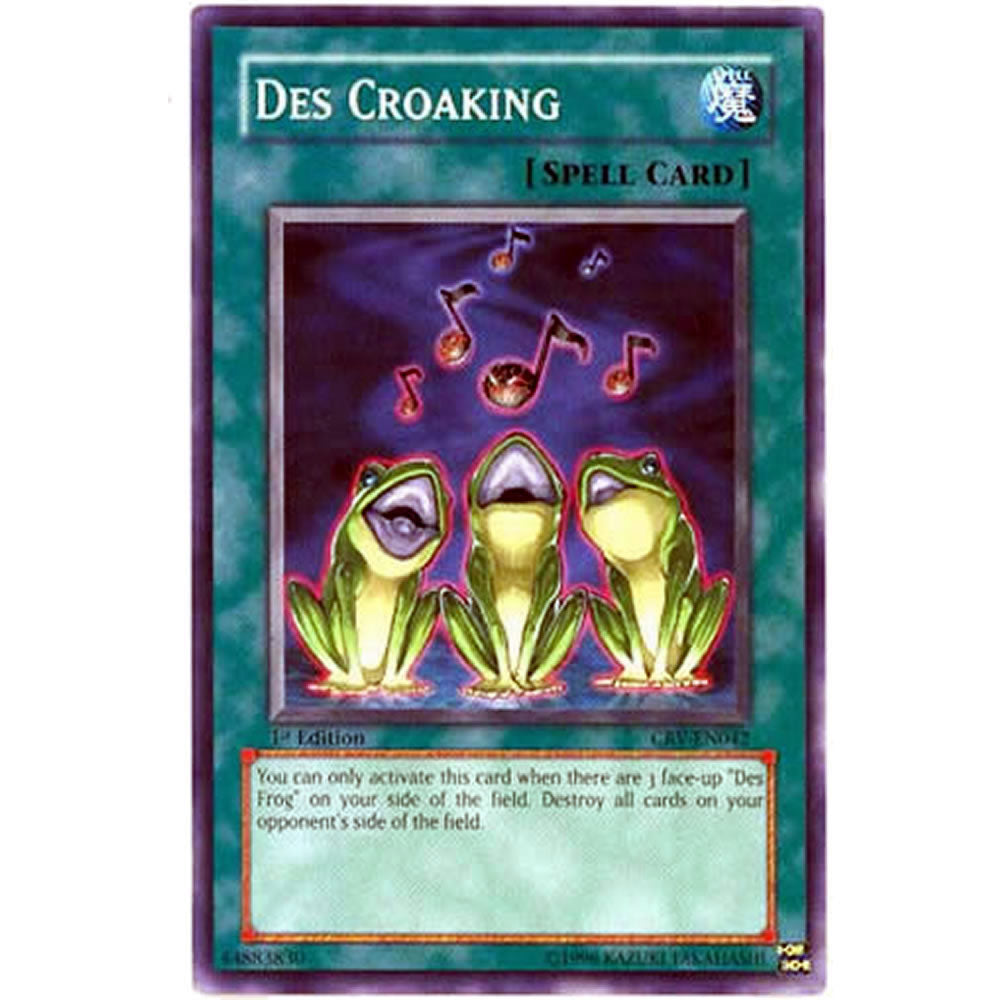 Des Croaking CRV-EN042 Yu-Gi-Oh! Card from the Cybernetic Revolution Set