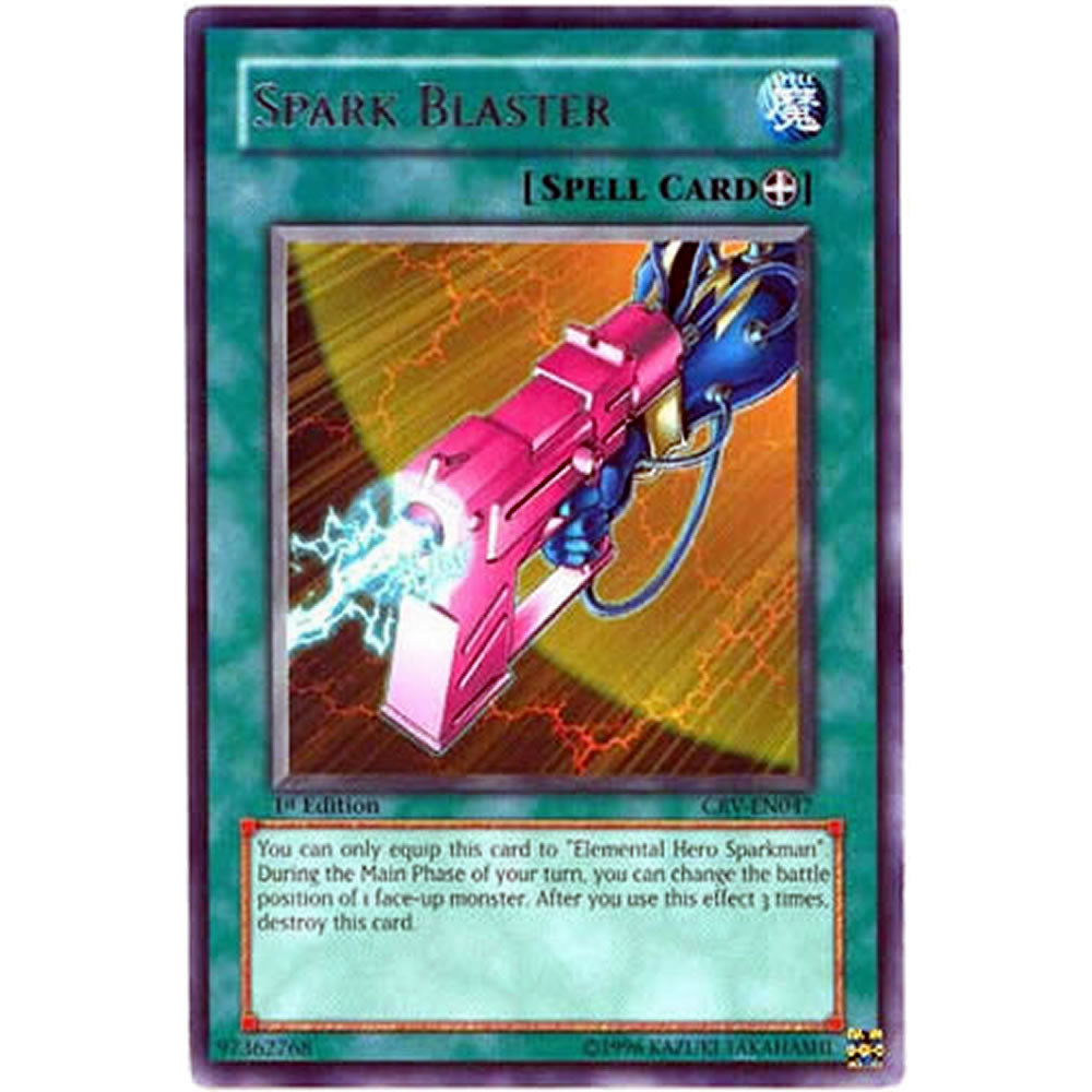 Spark Blaster CRV-EN047 Yu-Gi-Oh! Card from the Cybernetic Revolution Set