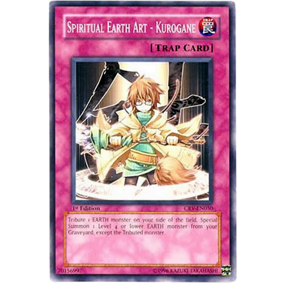 Spritual Earth Art - Kurogane CRV-EN050 Yu-Gi-Oh! Card from the Cybernetic Revolution Set