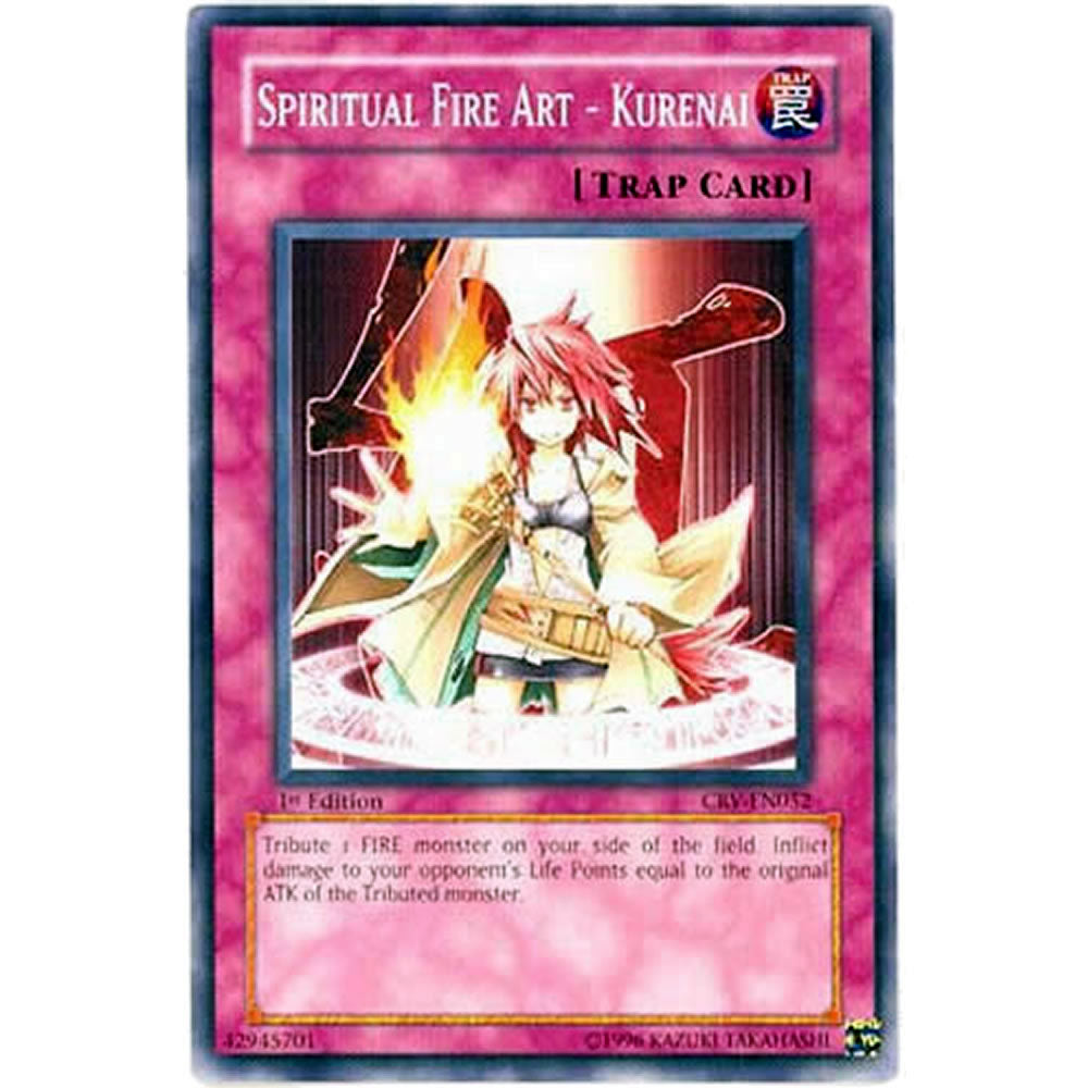 Spritual Fire Art - Kurenai CRV-EN052 Yu-Gi-Oh! Card from the Cybernetic Revolution Set