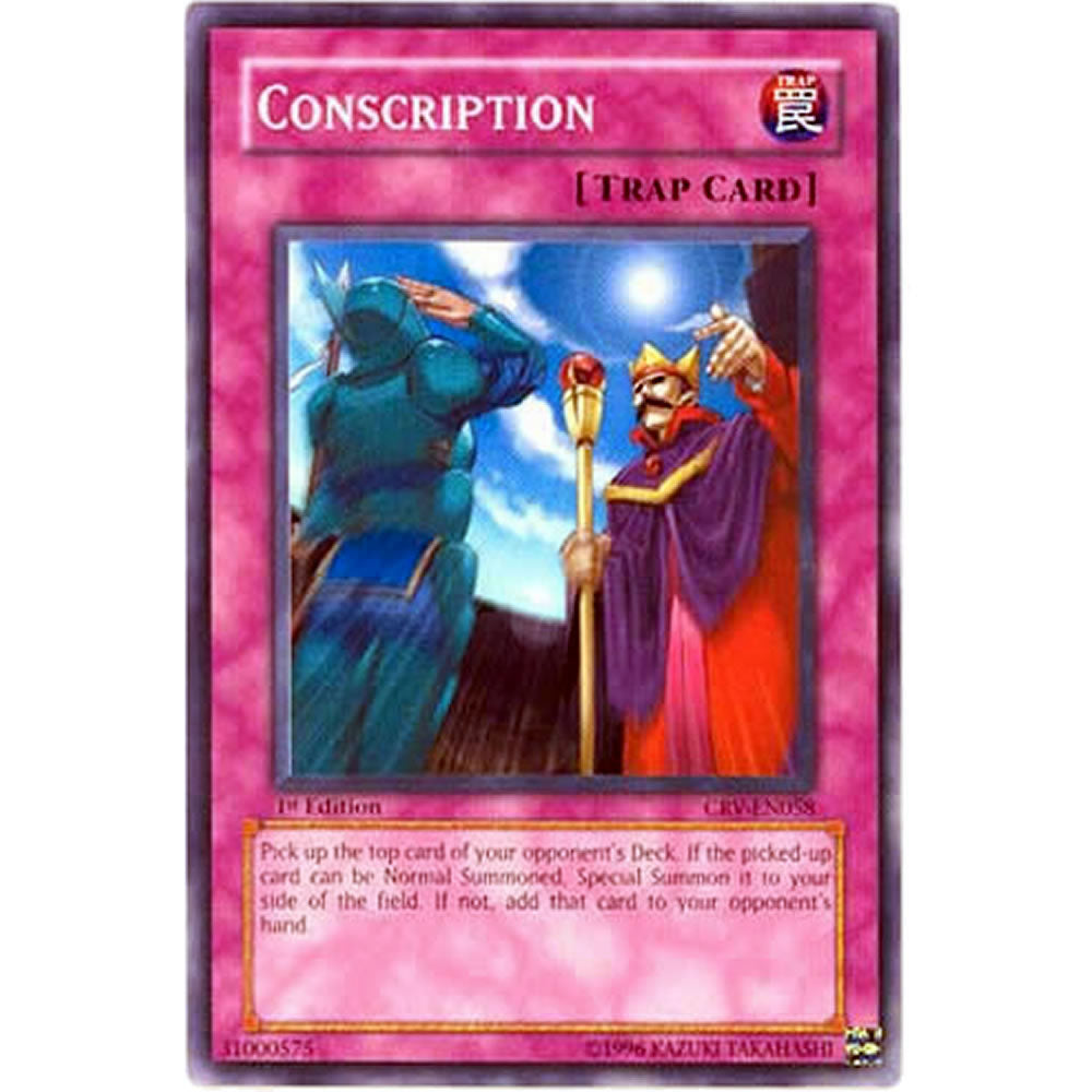 Conscription CRV-EN058 Yu-Gi-Oh! Card from the Cybernetic Revolution Set