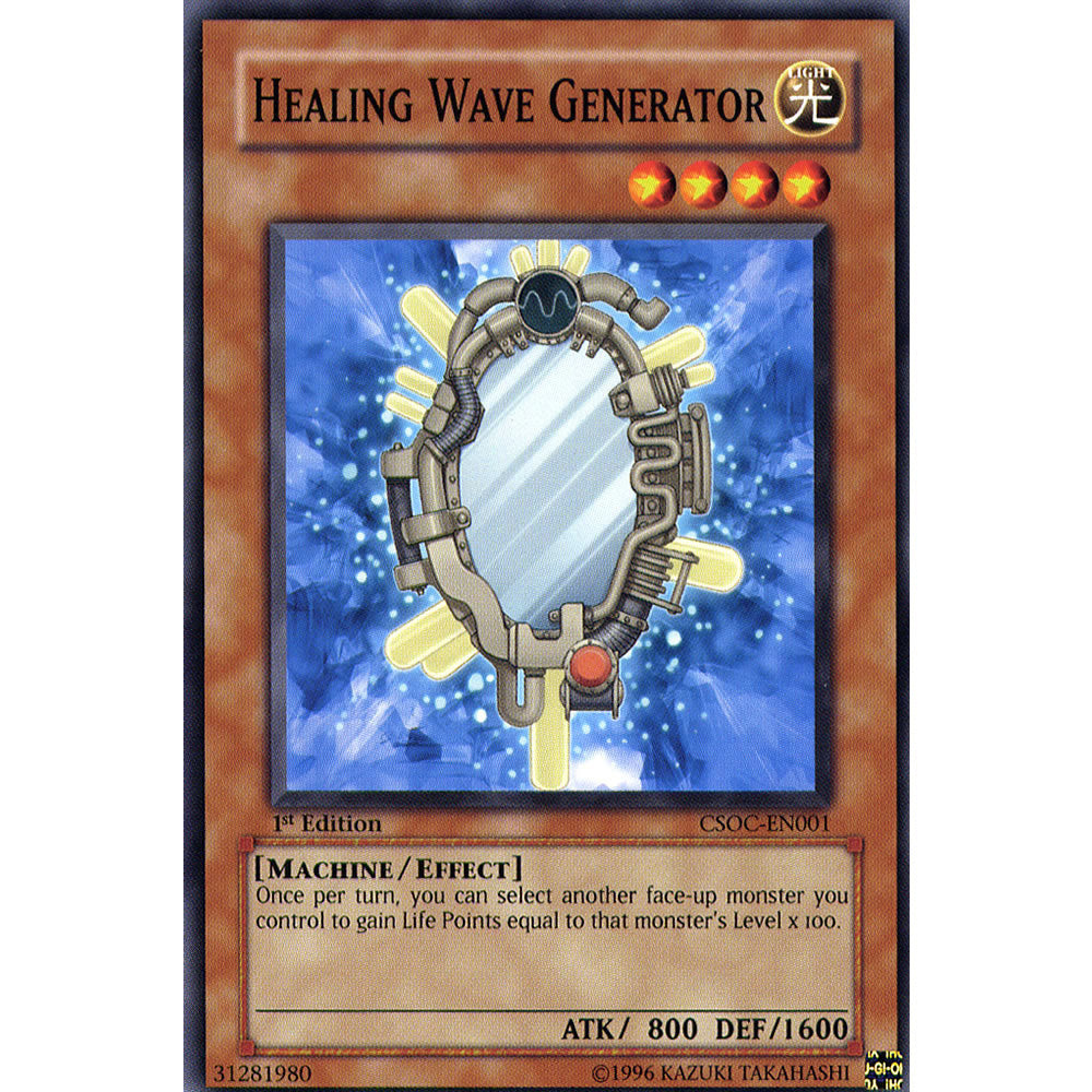 Healing Wave Generator CSOC-EN001 Yu-Gi-Oh! Card from the Crossroads of Chaos Set