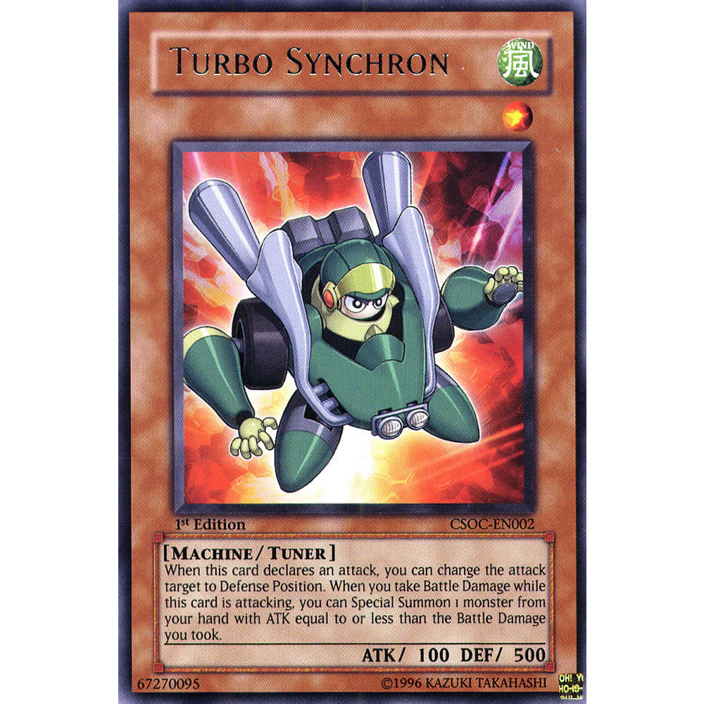 Turbo Synchron CSOC-EN002 Yu-Gi-Oh! Card from the Crossroads of Chaos Set