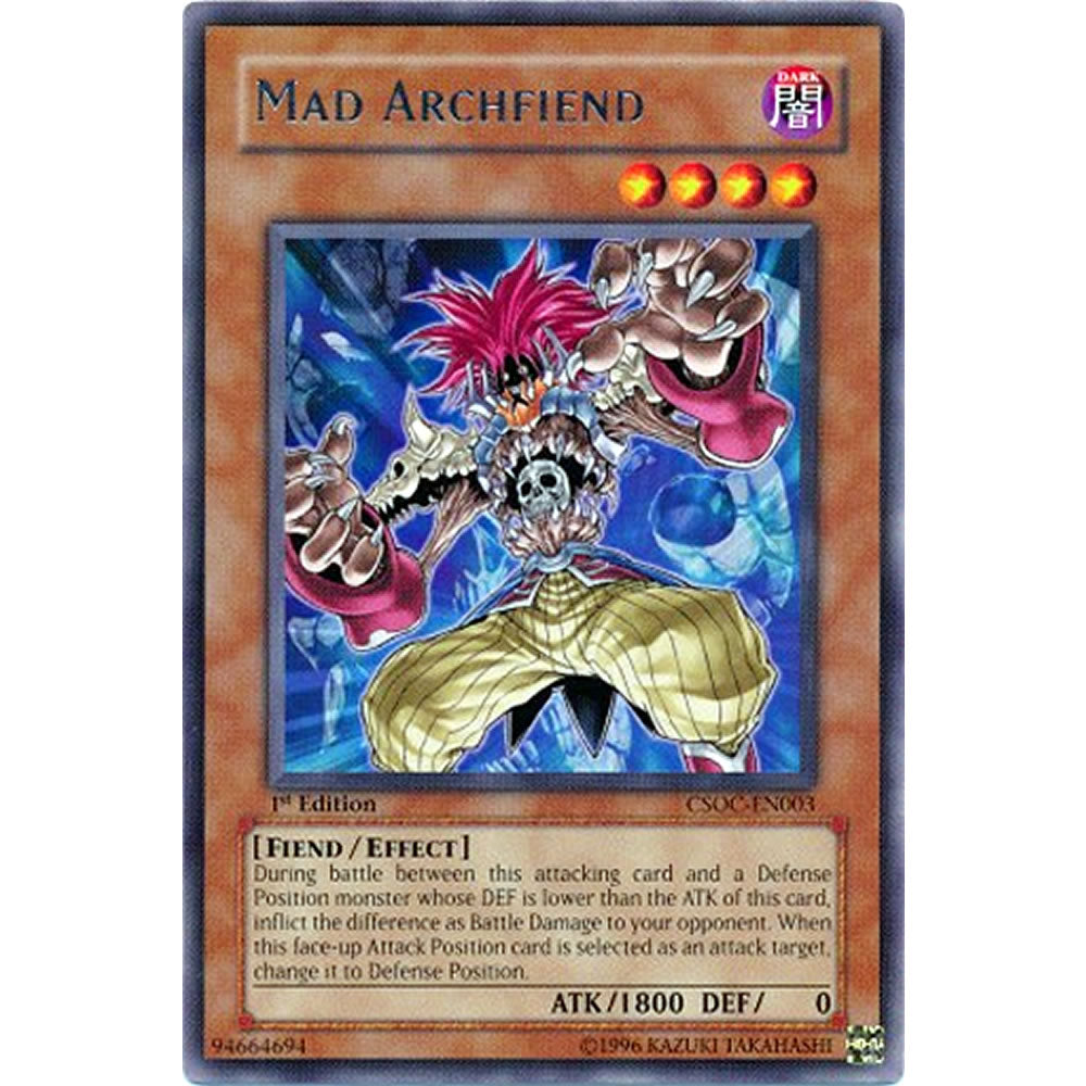 Mad Archfiend CSOC-EN003 Yu-Gi-Oh! Card from the Crossroads of Chaos Set