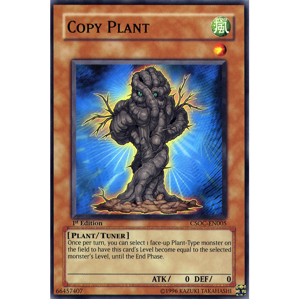 Copy Plant CSOC-EN005 Yu-Gi-Oh! Card from the Crossroads of Chaos Set