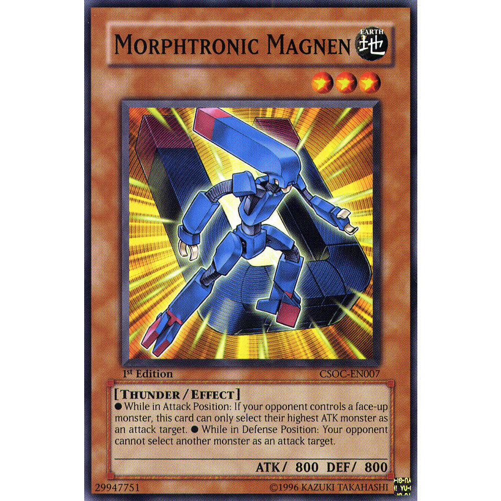 Morphtronic Magnen CSOC-EN007 Yu-Gi-Oh! Card from the Crossroads of Chaos Set