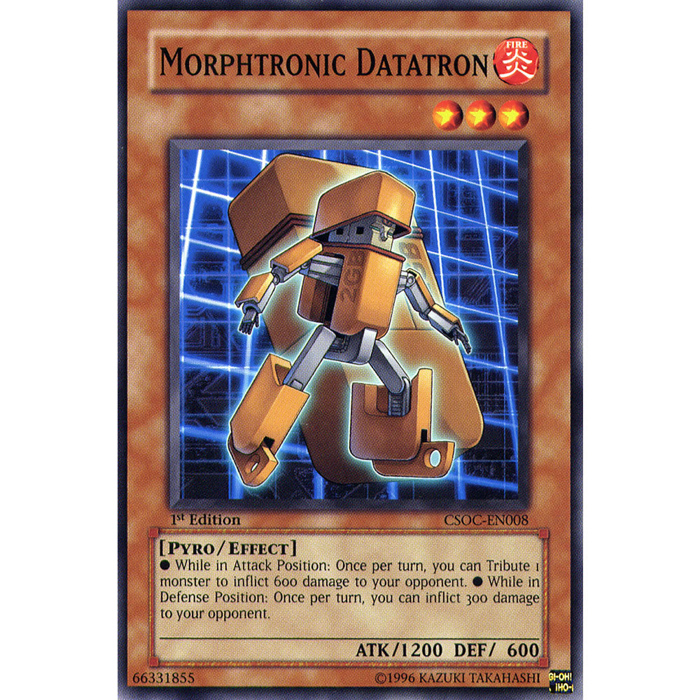 Morphtronic Datatron CSOC-EN008 Yu-Gi-Oh! Card from the Crossroads of Chaos Set