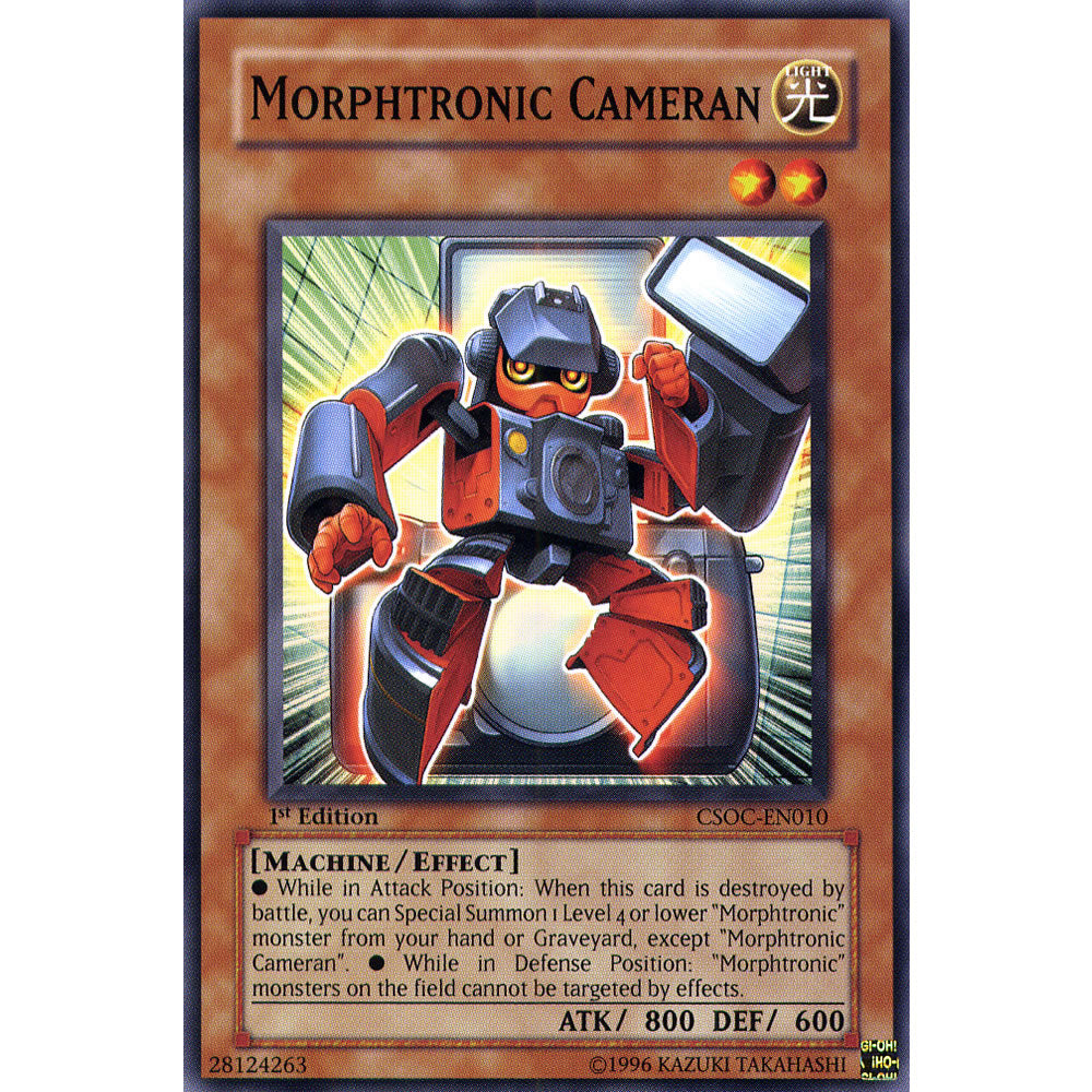 Morphtronic Cameran CSOC-EN010 Yu-Gi-Oh! Card from the Crossroads of Chaos Set