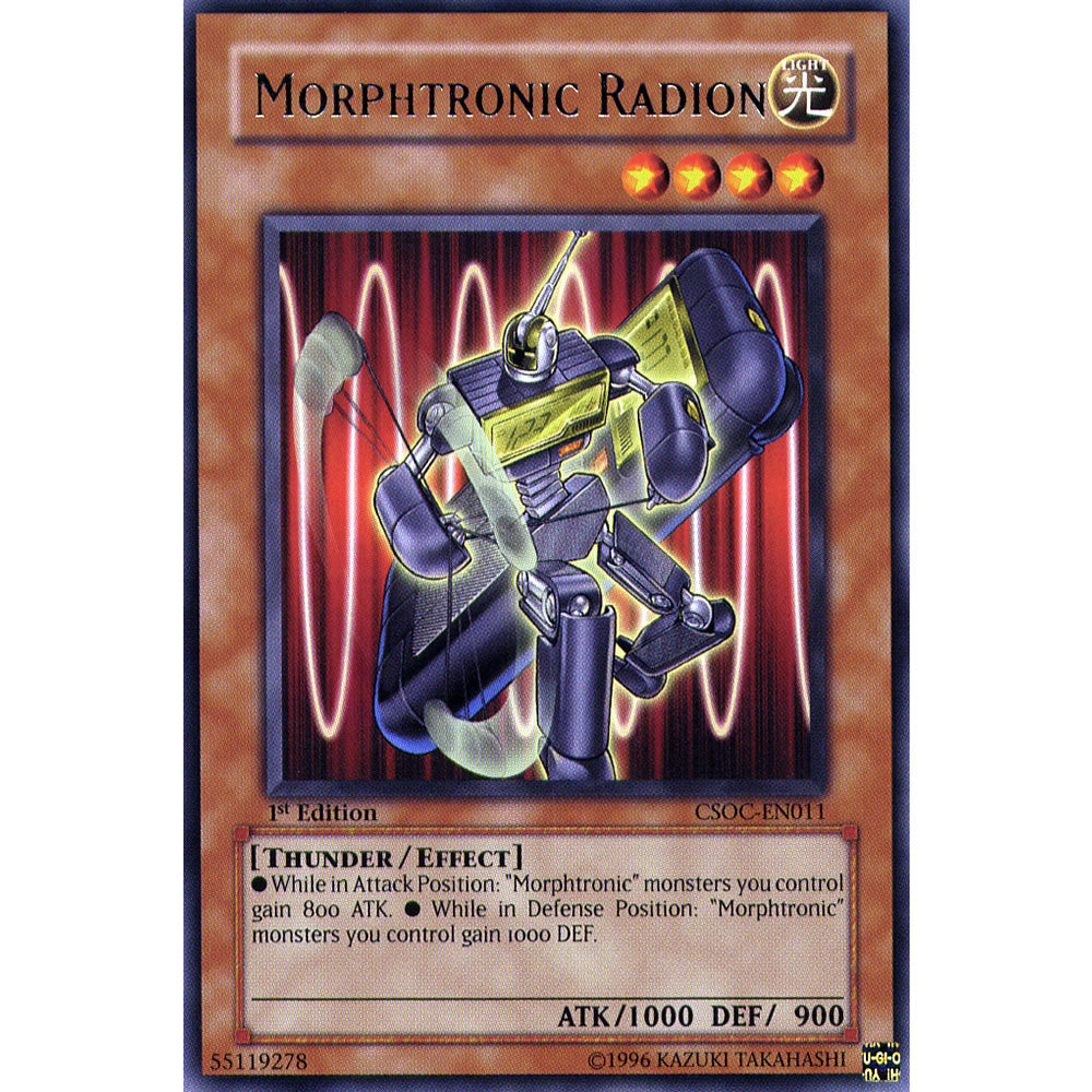 Morphtronic Radion CSOC-EN011 Yu-Gi-Oh! Card from the Crossroads of Chaos Set