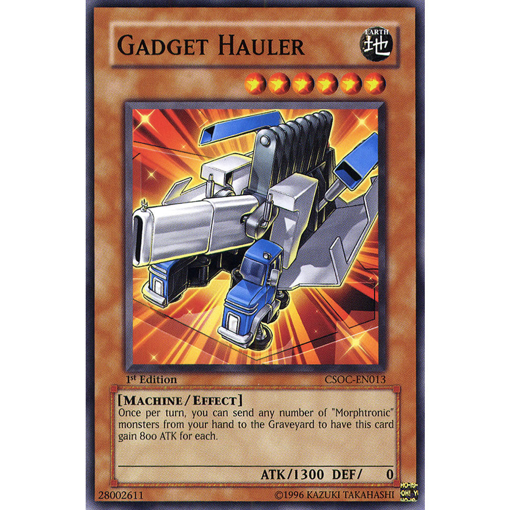 Gadget Hauler CSOC-EN013 Yu-Gi-Oh! Card from the Crossroads of Chaos Set