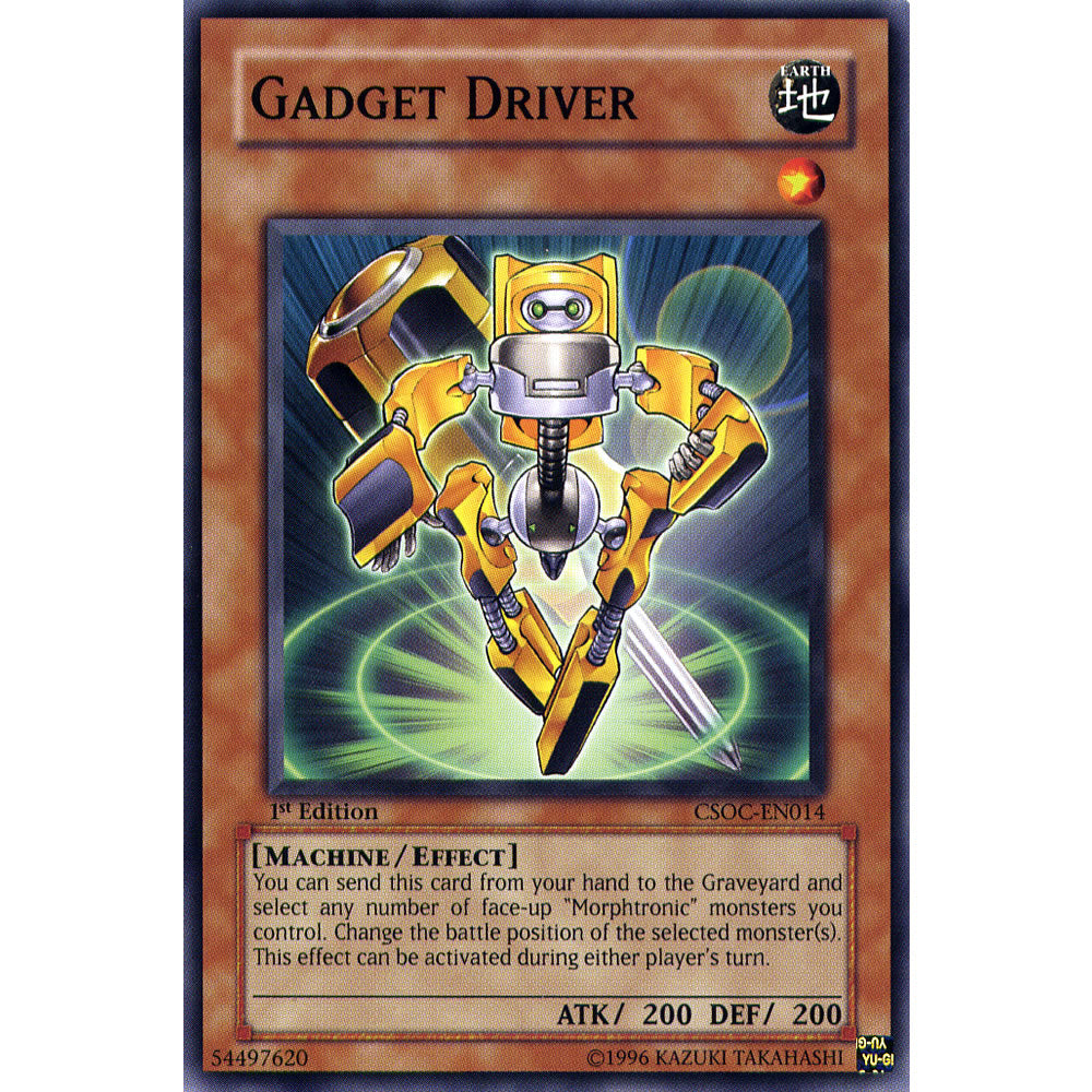 Gadget Driver CSOC-EN014 Yu-Gi-Oh! Card from the Crossroads of Chaos Set