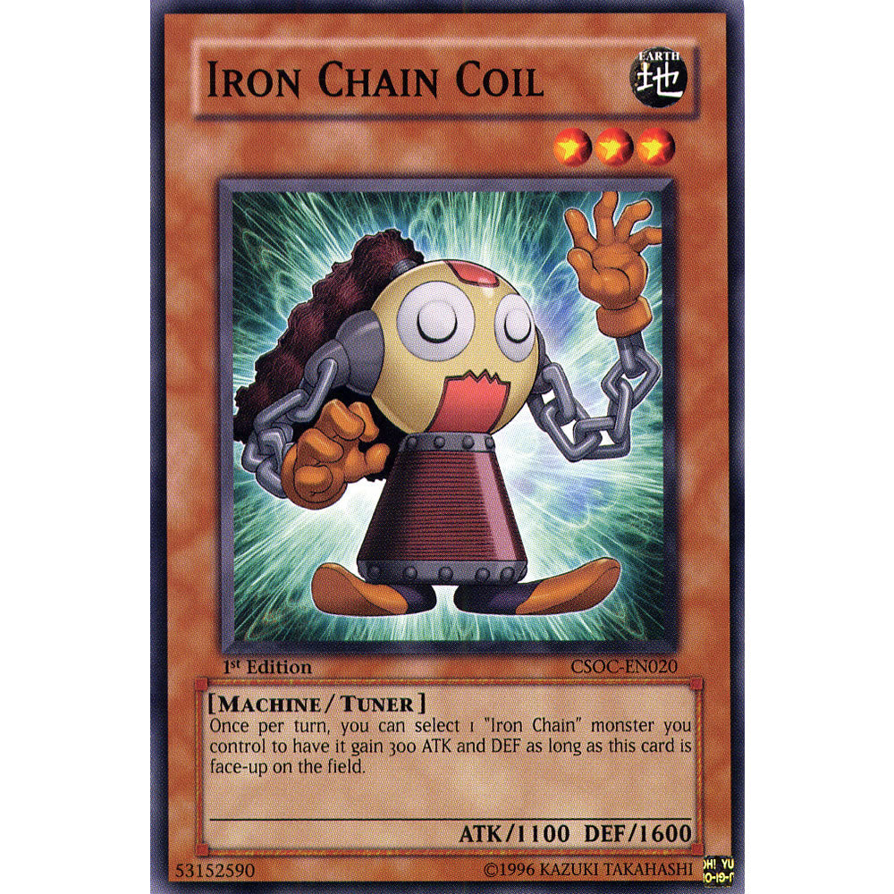 Iron Chain Coil CSOC-EN020 Yu-Gi-Oh! Card from the Crossroads of Chaos Set