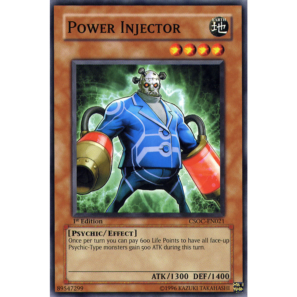 Power Injector CSOC-EN021 Yu-Gi-Oh! Card from the Crossroads of Chaos Set