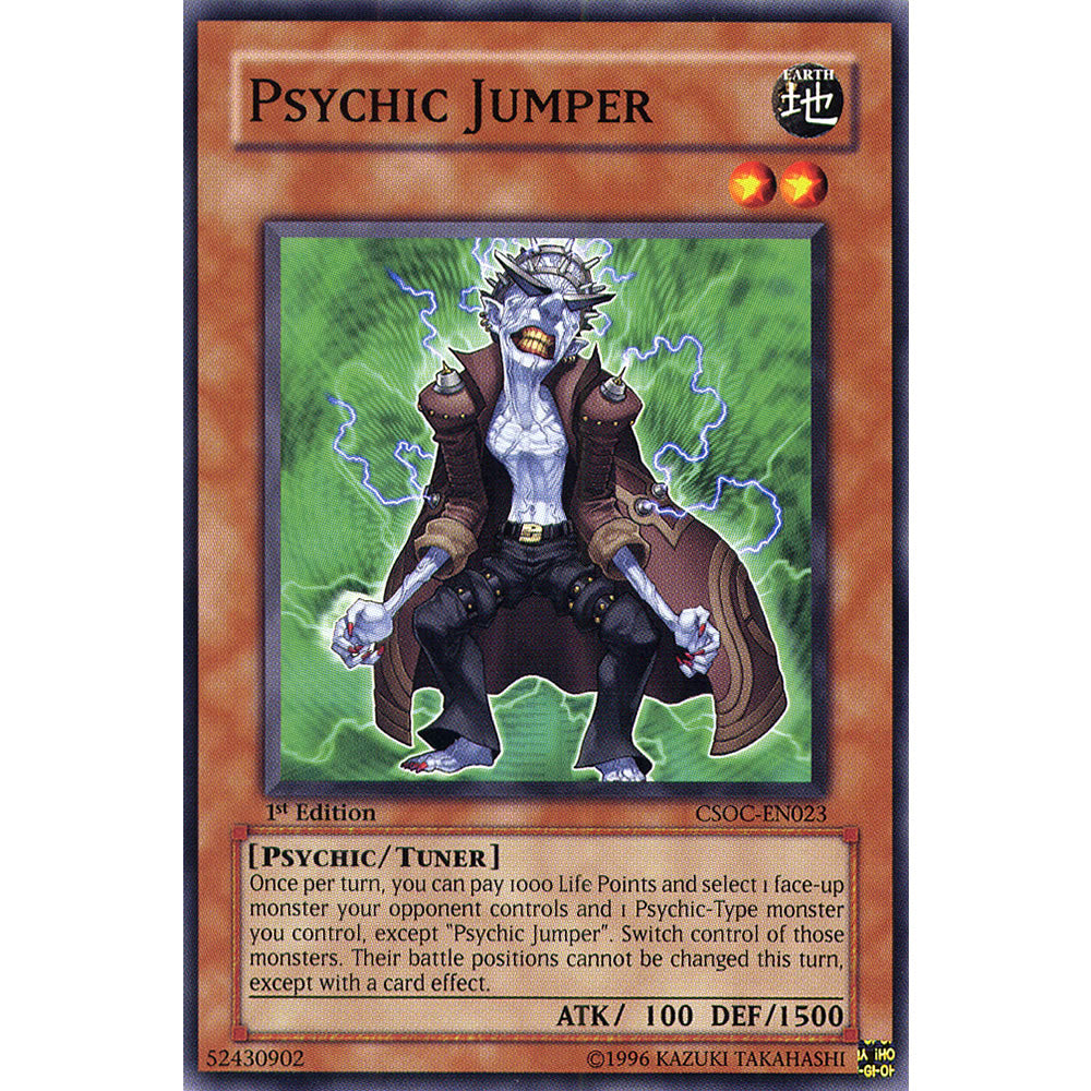 Psychic Jumper CSOC-EN023 Yu-Gi-Oh! Card from the Crossroads of Chaos Set
