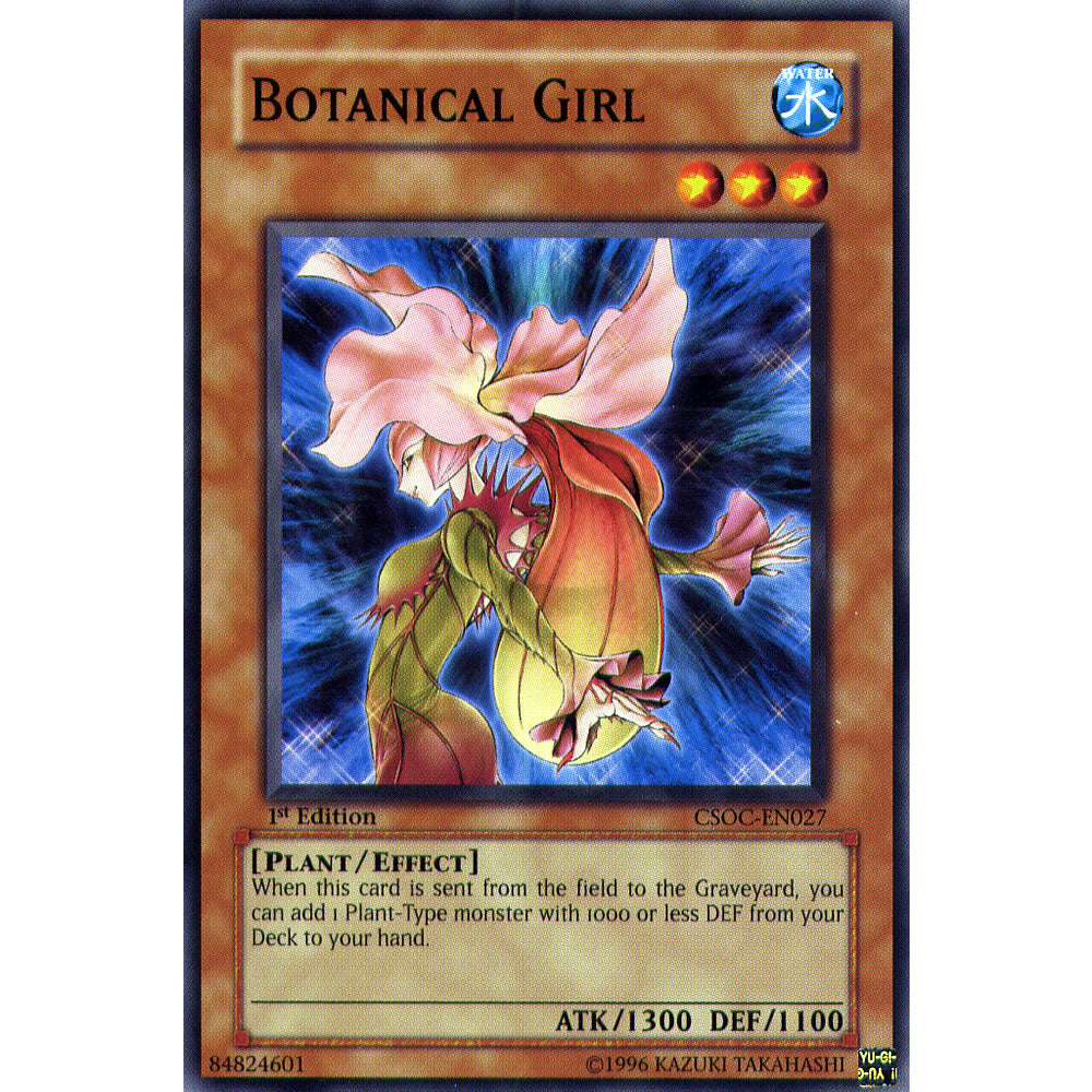Botanical Girl CSOC-EN027 Yu-Gi-Oh! Card from the Crossroads of Chaos Set