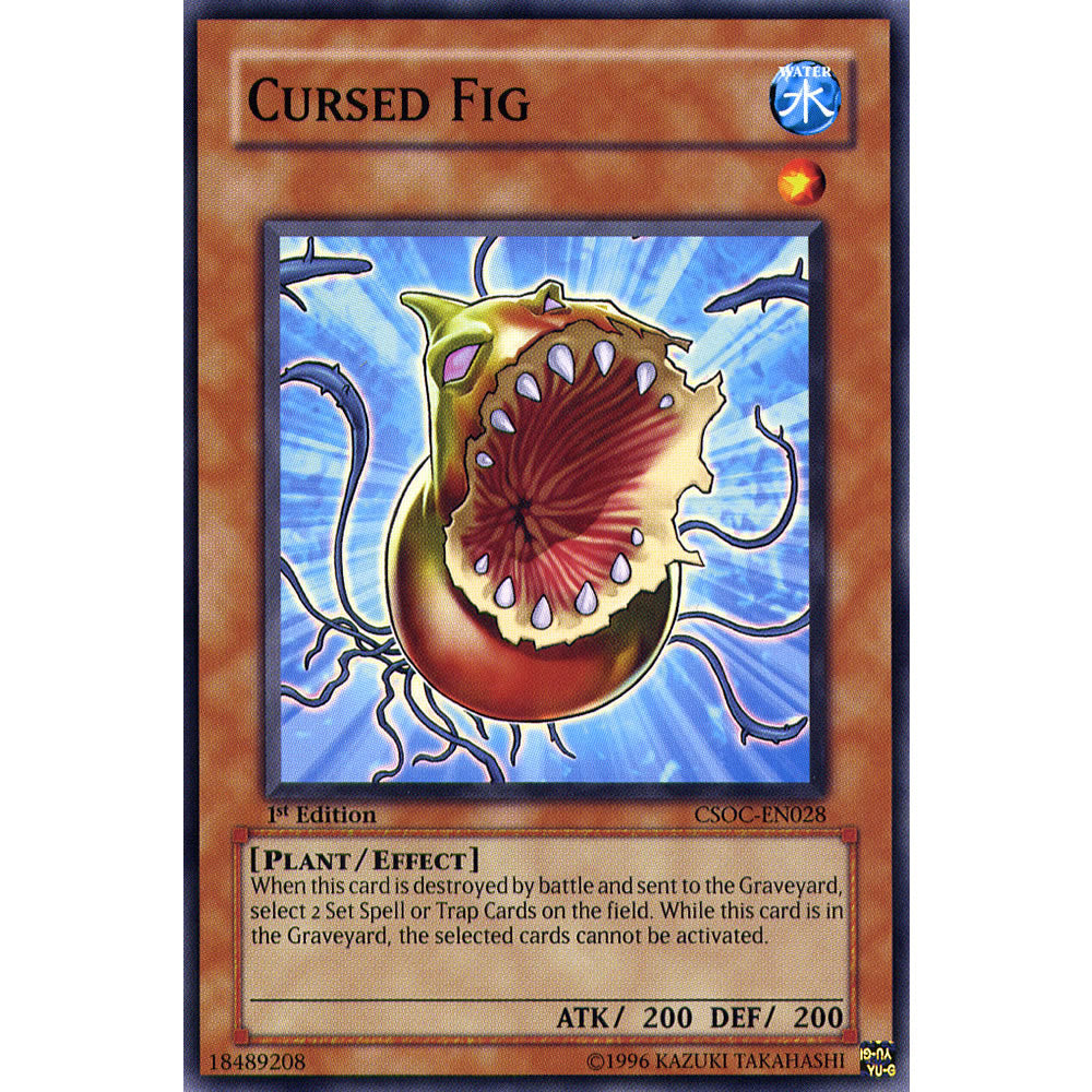 Cursed Fig CSOC-EN028 Yu-Gi-Oh! Card from the Crossroads of Chaos Set