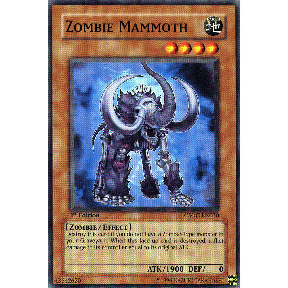 Zombie Mammoth CSOC-EN030 Yu-Gi-Oh! Card from the Crossroads of Chaos Set