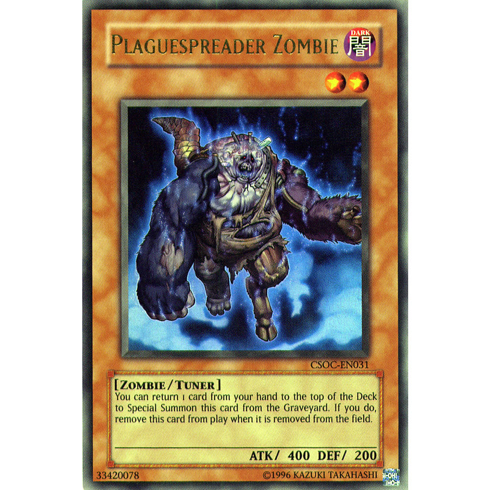 Plaguespreader Zombie CSOC-EN031 Yu-Gi-Oh! Card from the Crossroads of Chaos Set