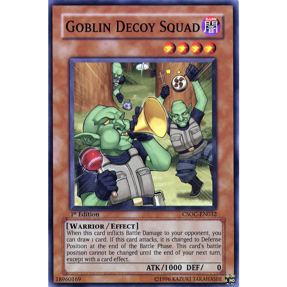Goblin Decoy Squad CSOC-EN032 Yu-Gi-Oh! Card from the Crossroads of Chaos Set