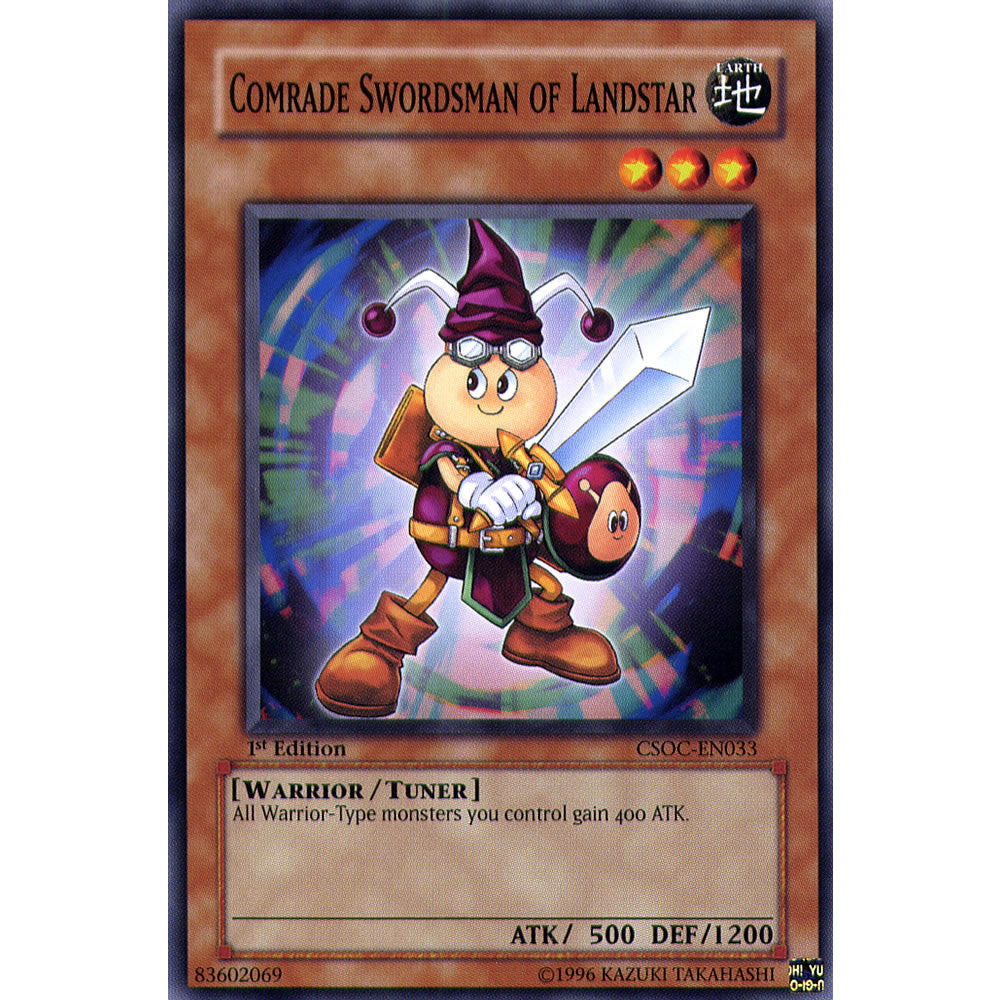Comrade Swordsman of Landstar CSOC-EN033 Yu-Gi-Oh! Card from the Crossroads of Chaos Set