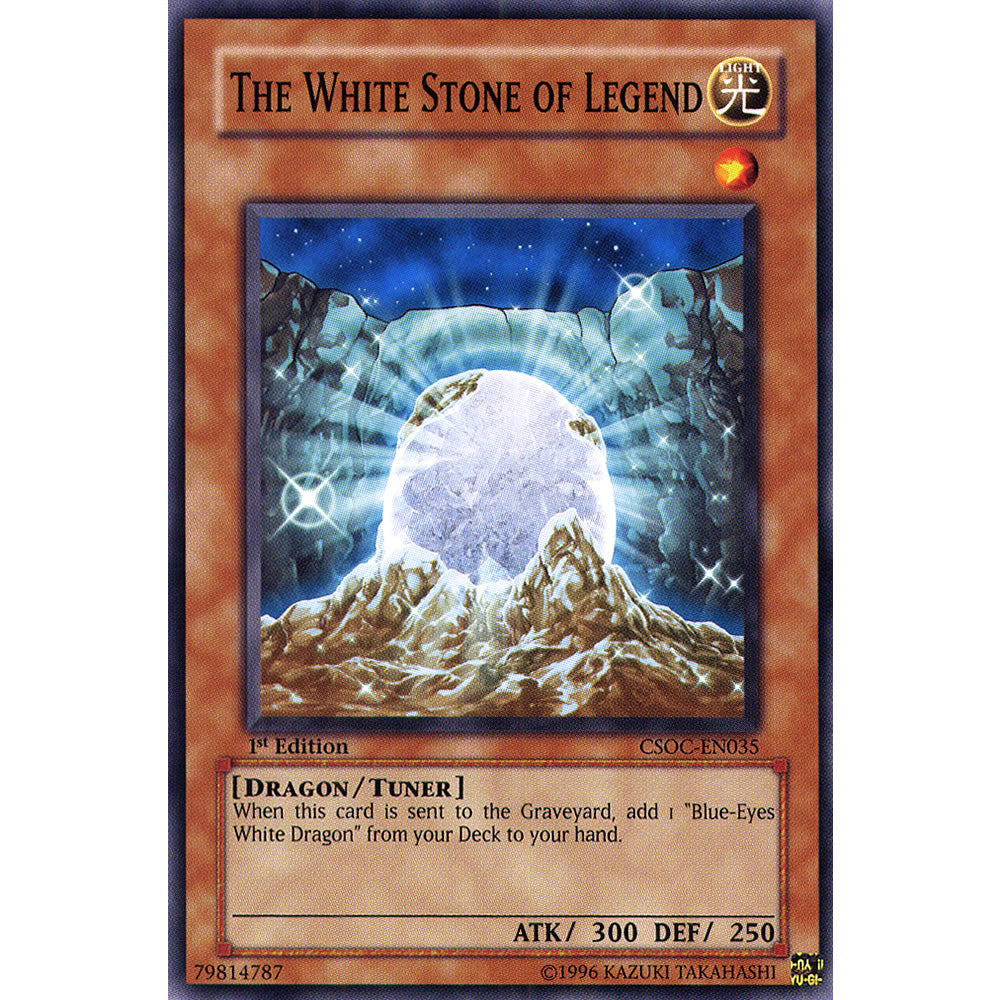 The White Stone of Legend CSOC-EN035 Yu-Gi-Oh! Card from the Crossroads of Chaos Set