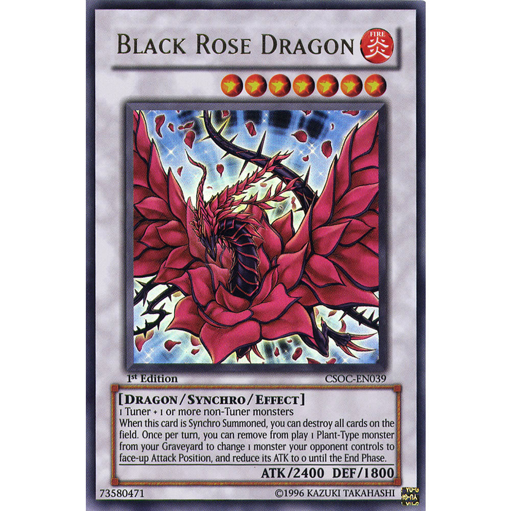 Black Rose Dragon CSOC-EN039 Yu-Gi-Oh! Card from the Crossroads of Chaos Set
