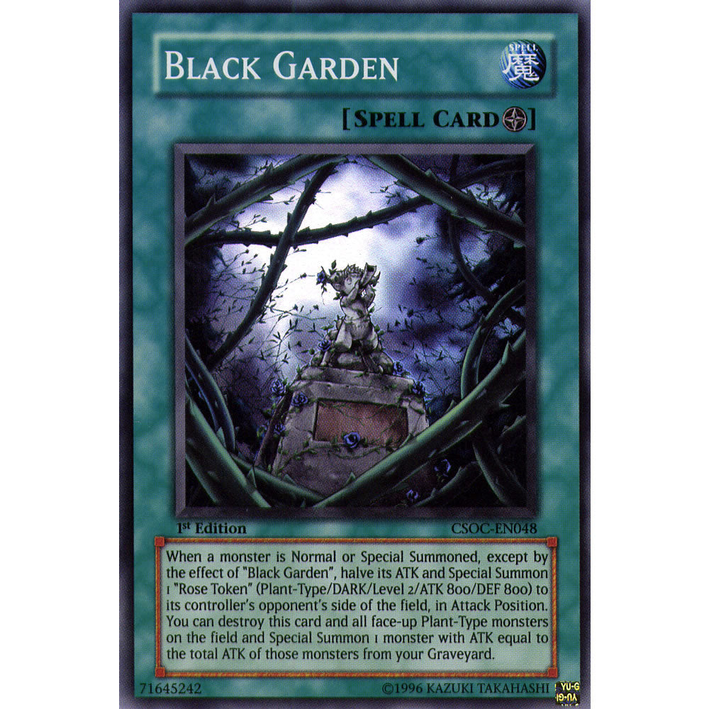 Black Garden CSOC-EN048 Yu-Gi-Oh! Card from the Crossroads of Chaos Set