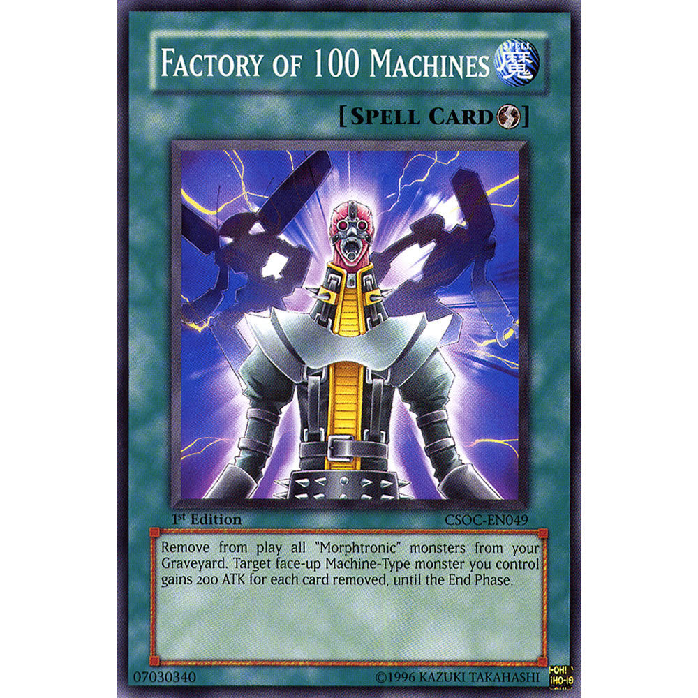Factory of 100 Machines CSOC-EN049 Yu-Gi-Oh! Card from the Crossroads of Chaos Set