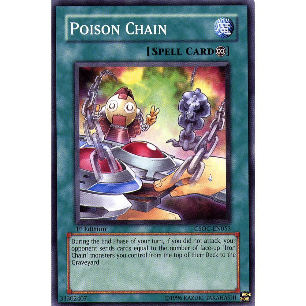 Poison Chain CSOC-EN053 Yu-Gi-Oh! Card from the Crossroads of Chaos Set