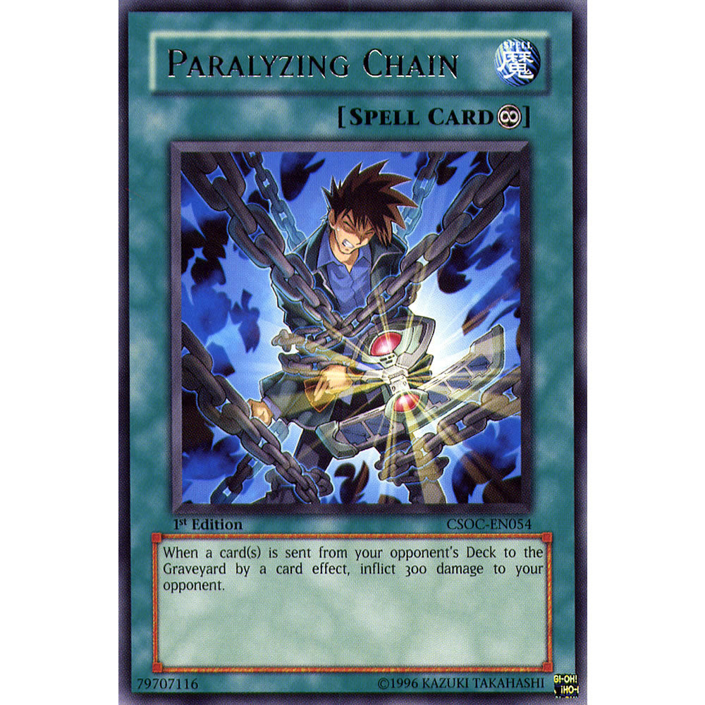 Paralyzing Chain CSOC-EN054 Yu-Gi-Oh! Card from the Crossroads of Chaos Set