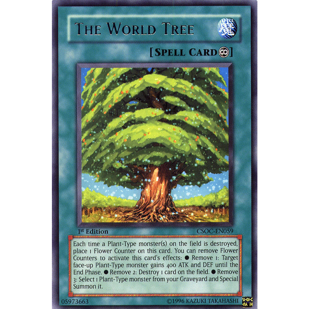 The World Tree CSOC-EN059 Yu-Gi-Oh! Card from the Crossroads of Chaos Set
