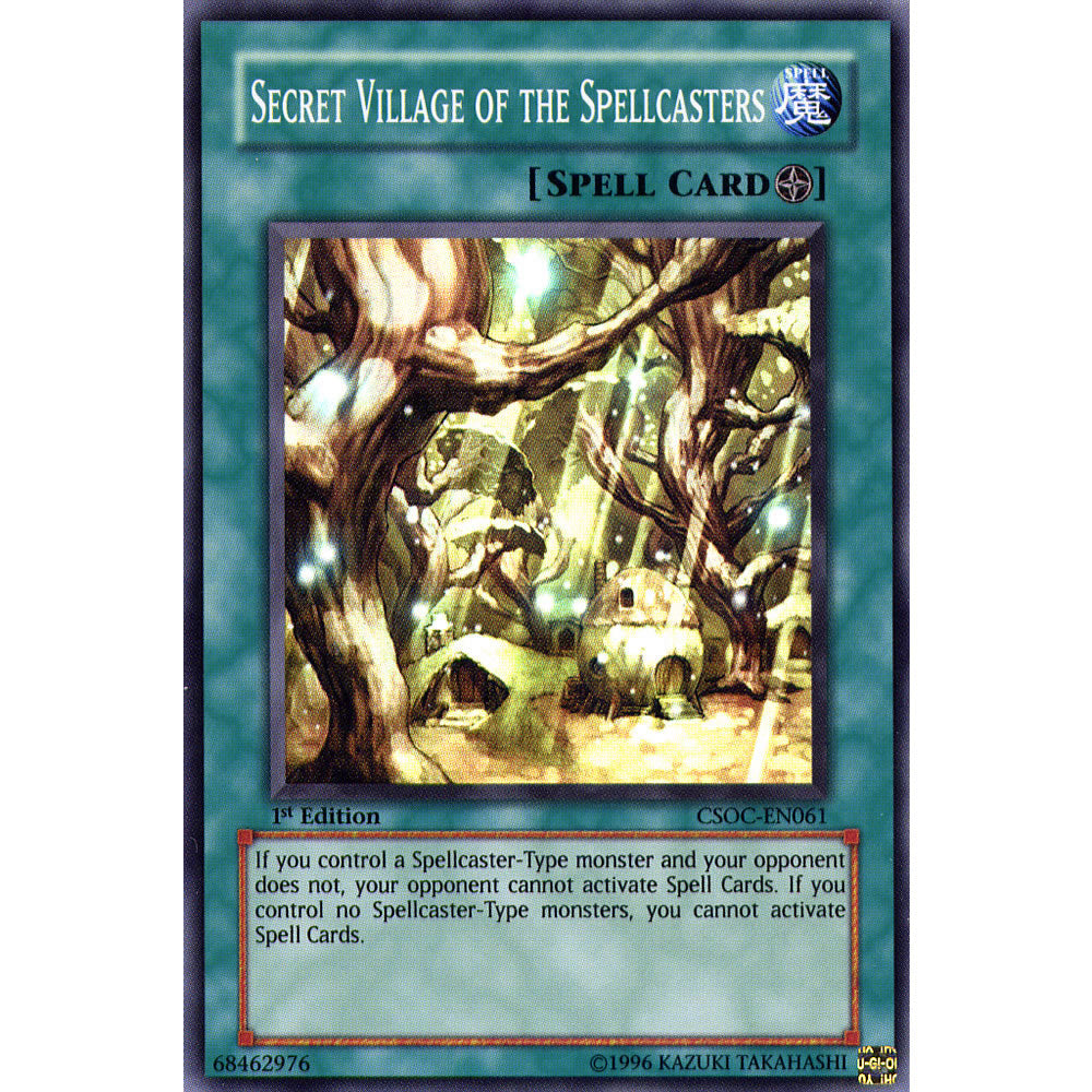 Secret Village of the Spellcasters CSOC-EN061 Yu-Gi-Oh! Card from the Crossroads of Chaos Set