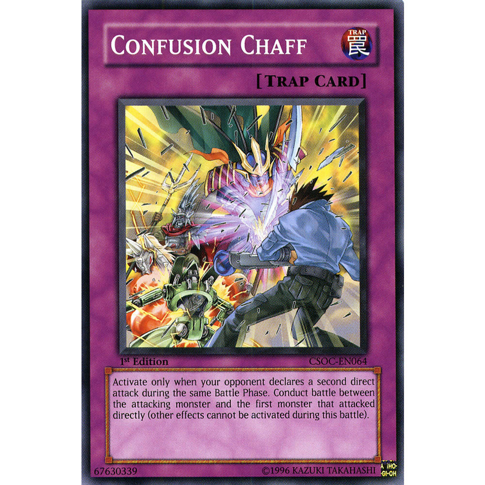 Confusion Chaff CSOC-EN064 Yu-Gi-Oh! Card from the Crossroads of Chaos Set