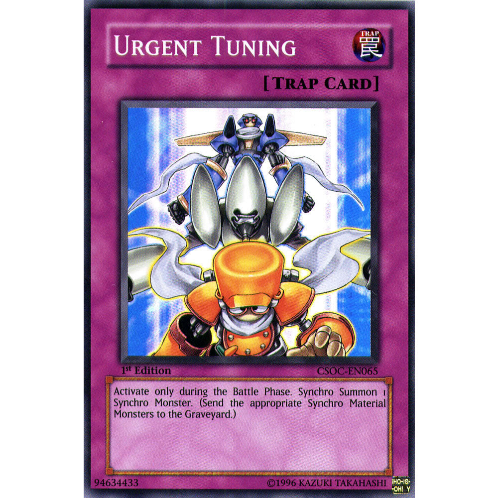 Urgent Tuning CSOC-EN065 Yu-Gi-Oh! Card from the Crossroads of Chaos Set