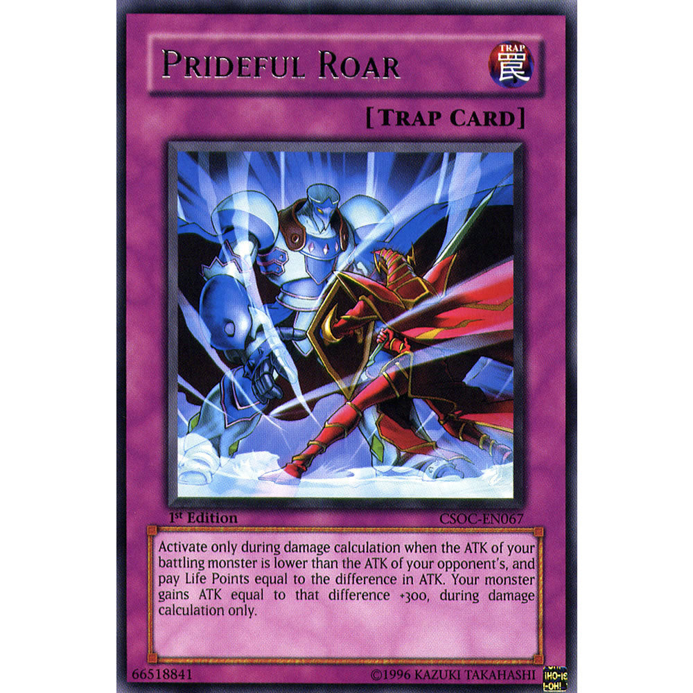 Prideful Roar CSOC-EN067 Yu-Gi-Oh! Card from the Crossroads of Chaos Set